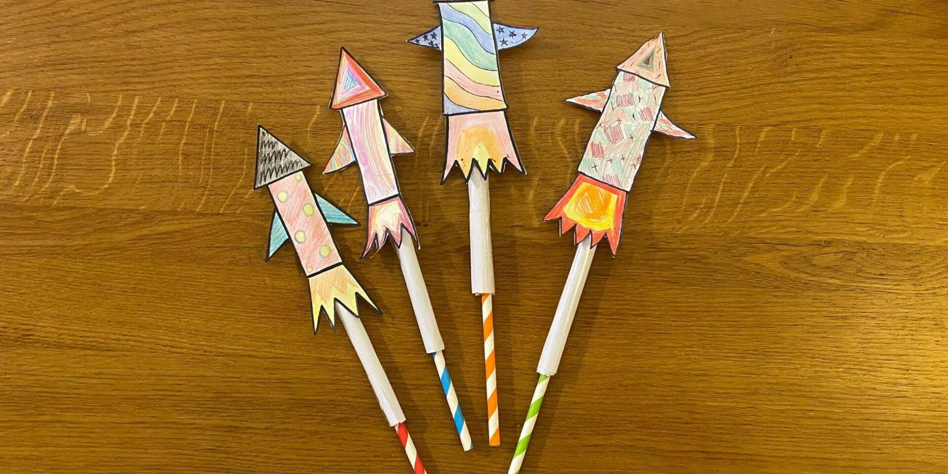 Straw rockets make and talk activity - Winston's Wish
