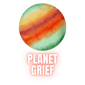 07 Planet Grief Planet Grief icon featuring a planet of red, green and yellow