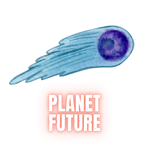13 Planet Future Planet Future icon featuring a shooting planet