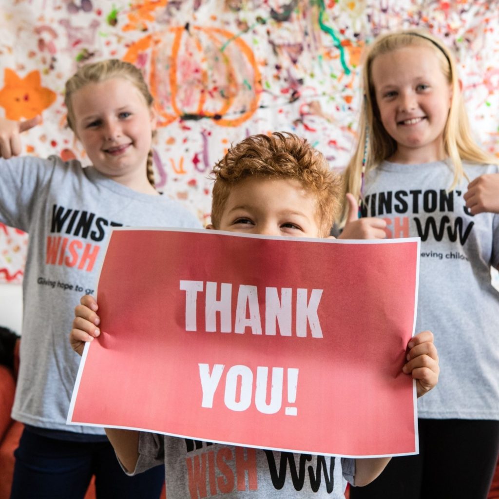 Thank you - Winston's Wish Thank you - Winston's Wish