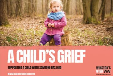 A child's grief book cover