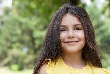 Young child smiling